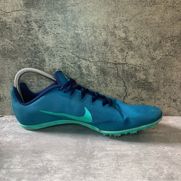 Nike Zoom Rival M Track Shoes Mens sz 11.5 - teal - Picture 3 of 7